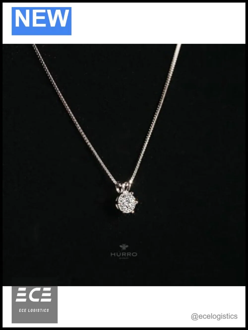 Moissanite Solitaire Pendant Necklace 925 Sterling Silver Gold Plated 2 Ct